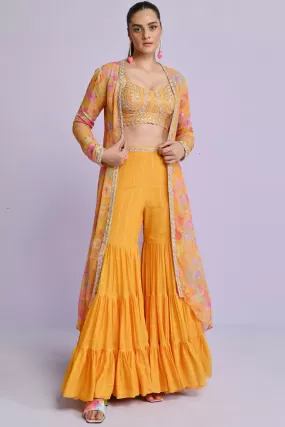 Amira Georgette Jacket Set