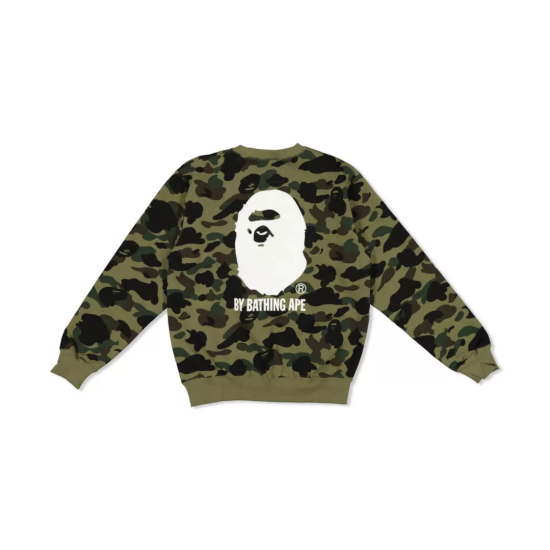 BAPE X CHAMPION 1ST CAMO CREWNECK