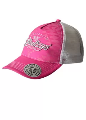 Bullzye Girls Waves Trucker Cap- B2W7916CAP