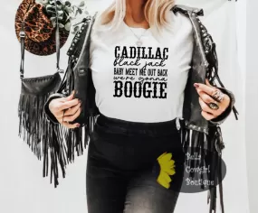 Cadillac Blackjack Boogie Country Music T-Shirt