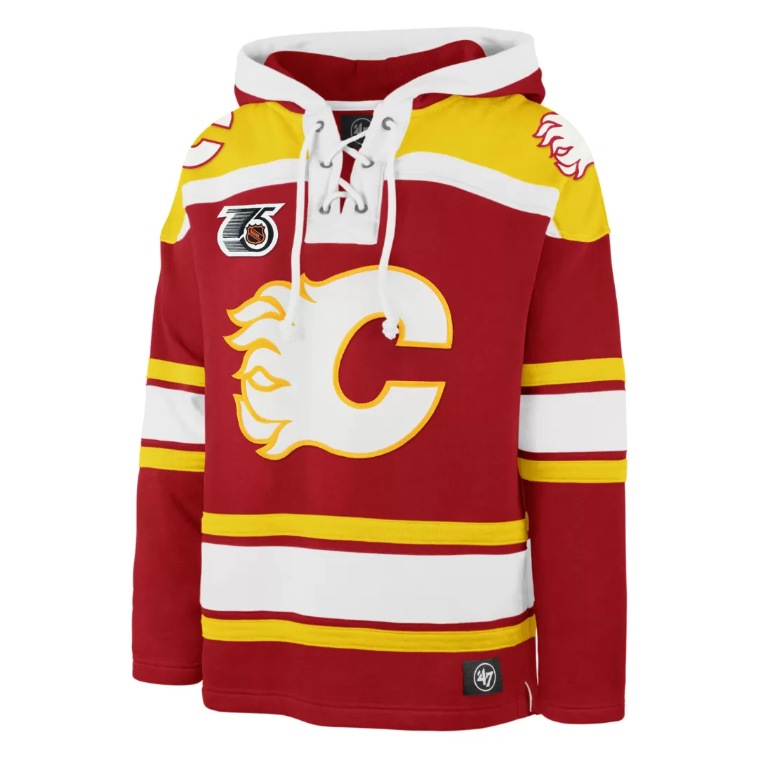 Calgary Flames NHL Retro Freeze Superior Lacer Hoody