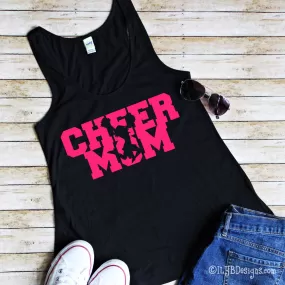 Cheer Mom Tank - Cheer Mom Shirt - Personalized Cheer Mom Shirt - Cheer Competition Shirt