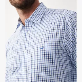 Collins Shirt - Check - Pale Blue/White