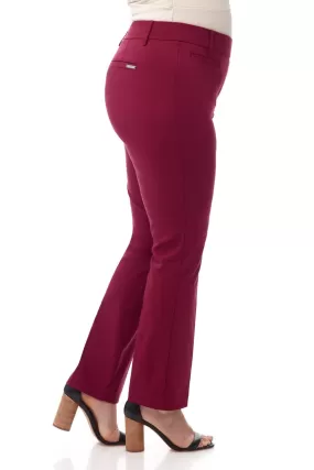 Curvy Pull-on Tummy Control Pants with Real Pockets