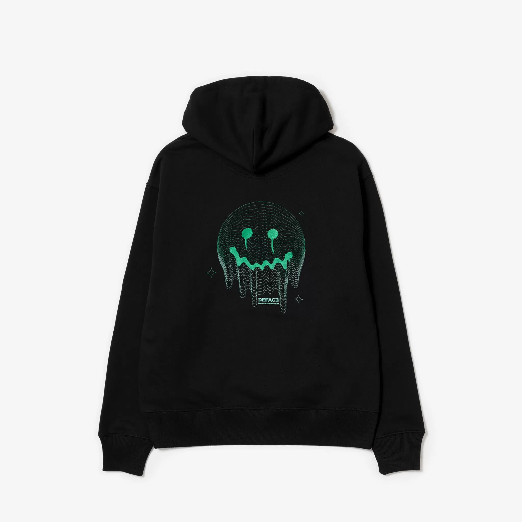 Deface TOPO Hoodie (Black/Green)