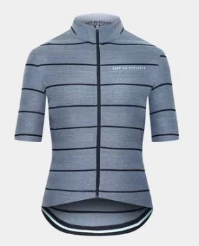 Francine Double Stripe Cycling Jersey for Women Grey