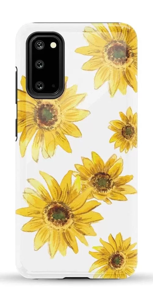 Golden Garden | Yellow Sunflower Floral Samsung Case