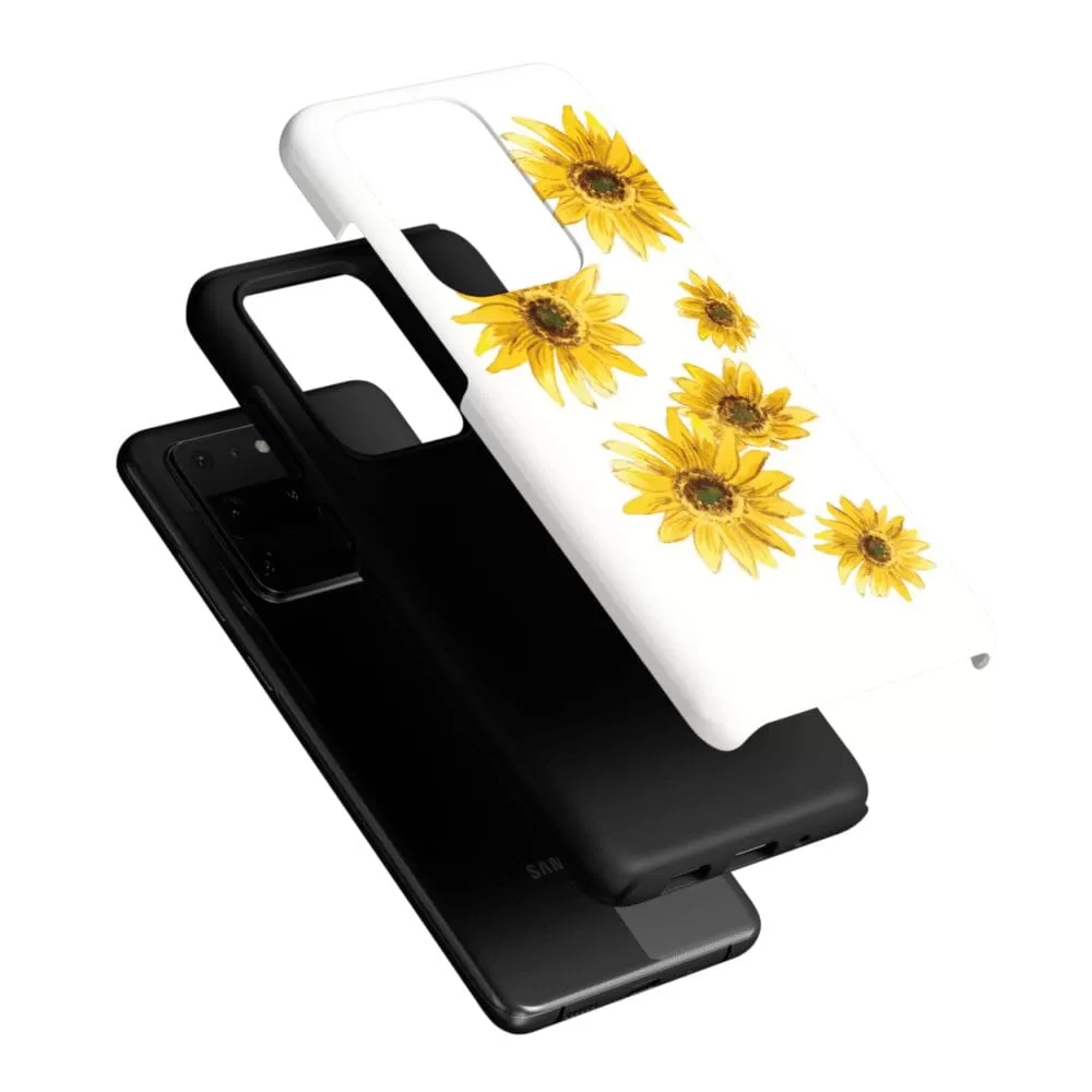 Golden Garden | Yellow Sunflower Floral Samsung Case