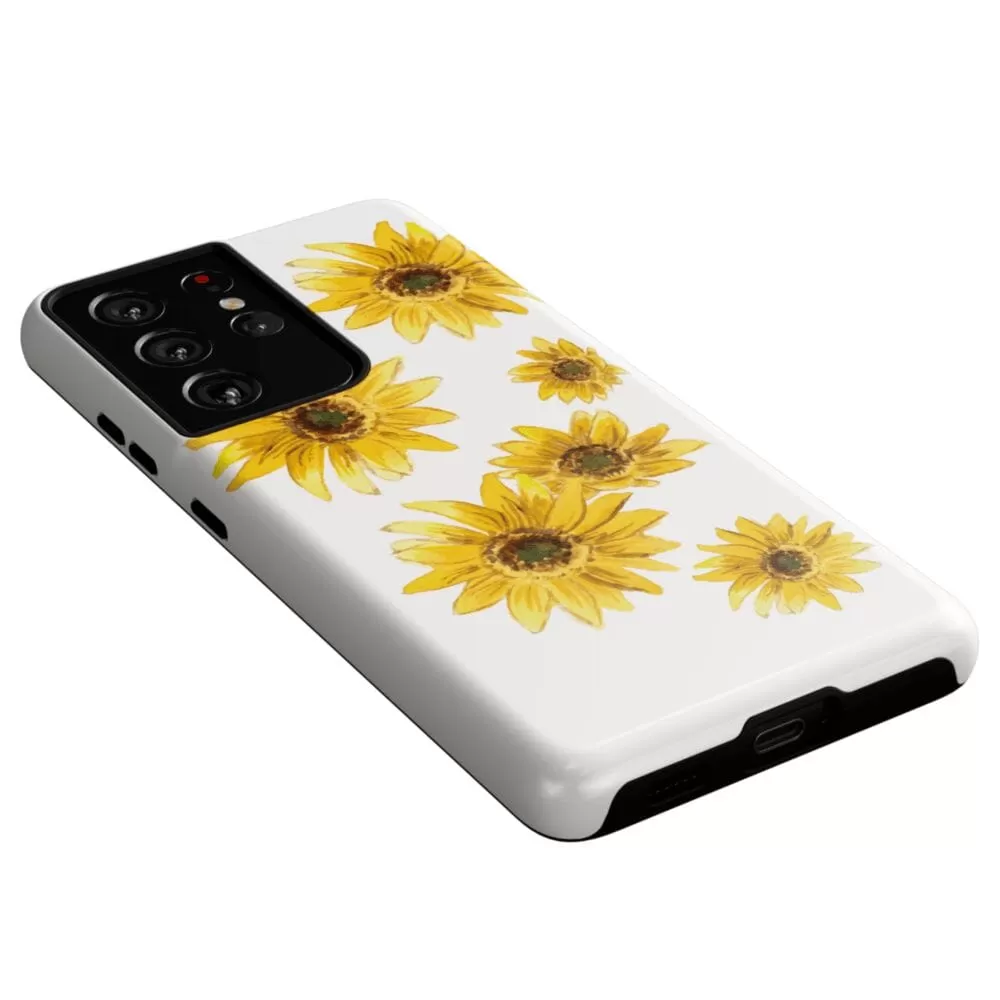 Golden Garden | Yellow Sunflower Floral Samsung Case