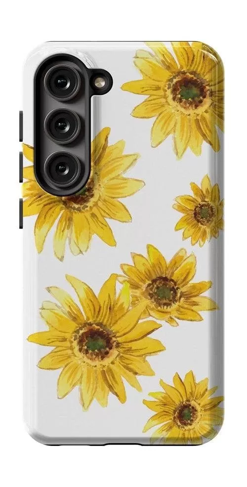 Golden Garden | Yellow Sunflower Floral Samsung Case