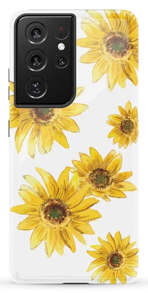 Golden Garden | Yellow Sunflower Floral Samsung Case