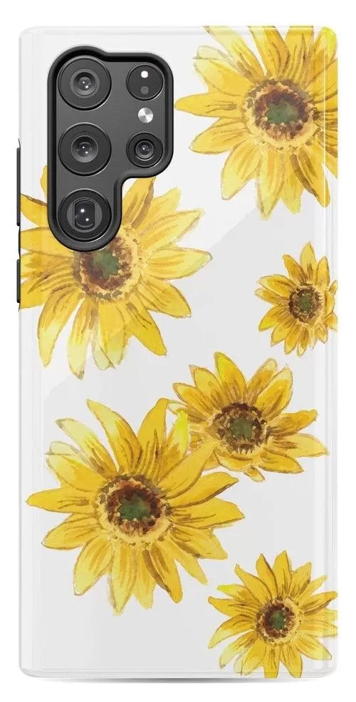 Golden Garden | Yellow Sunflower Floral Samsung Case