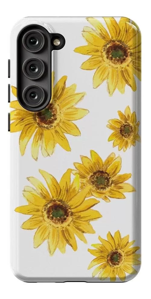 Golden Garden | Yellow Sunflower Floral Samsung Case