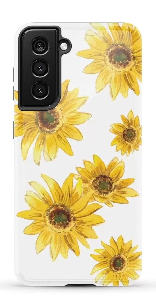 Golden Garden | Yellow Sunflower Floral Samsung Case