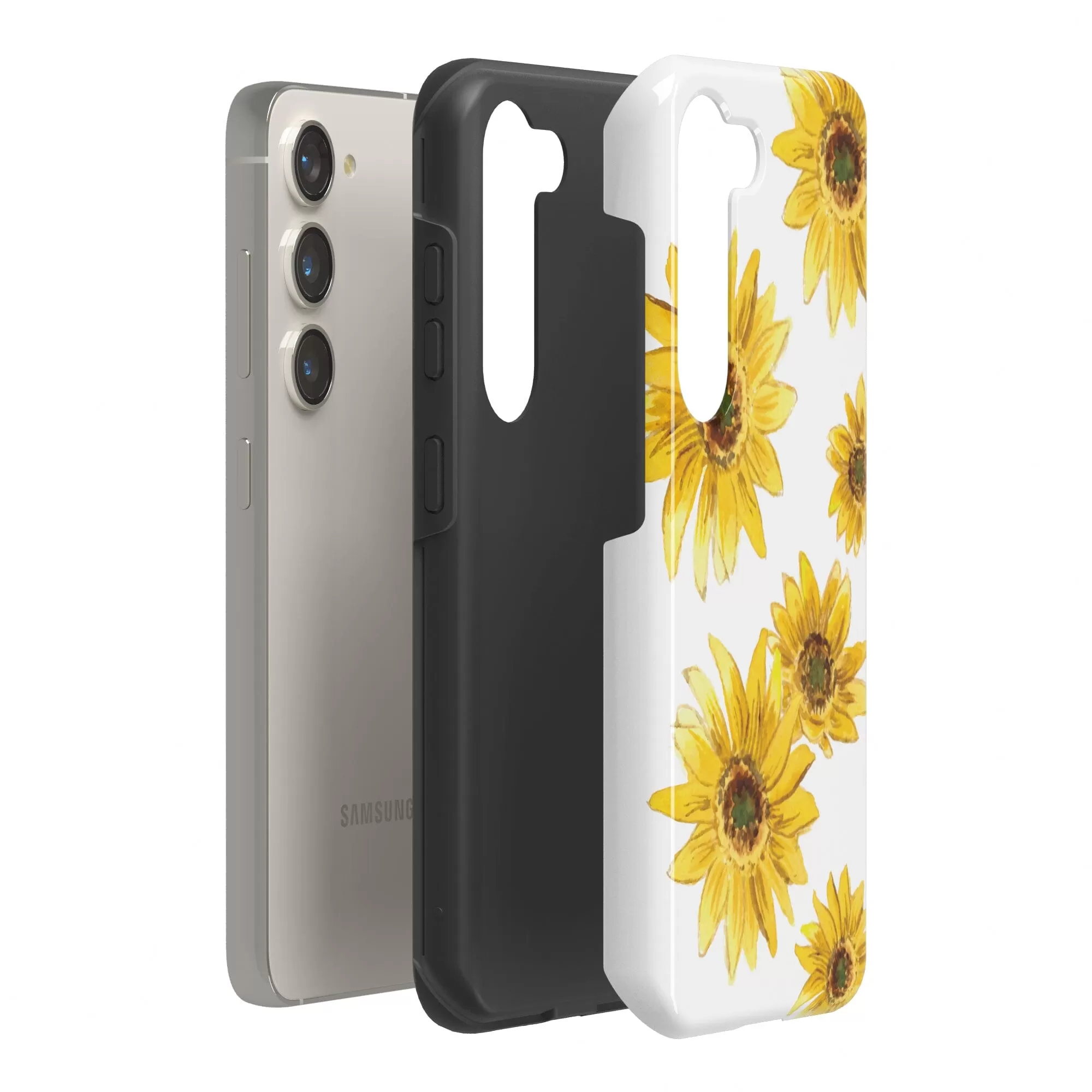 Golden Garden | Yellow Sunflower Floral Samsung Case