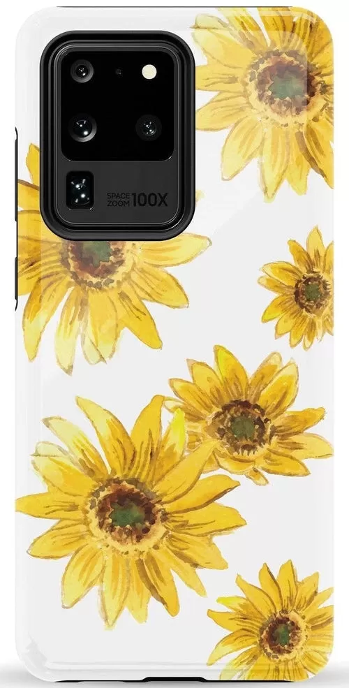 Golden Garden | Yellow Sunflower Floral Samsung Case