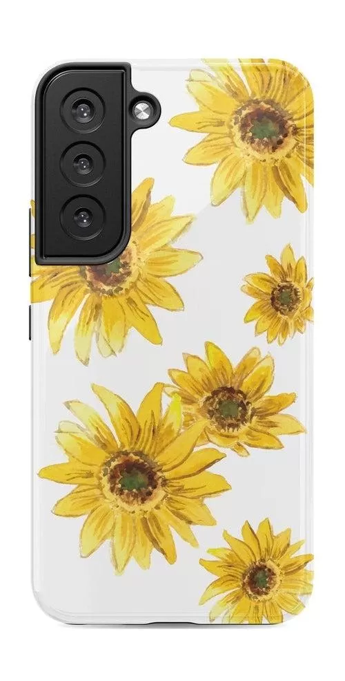 Golden Garden | Yellow Sunflower Floral Samsung Case