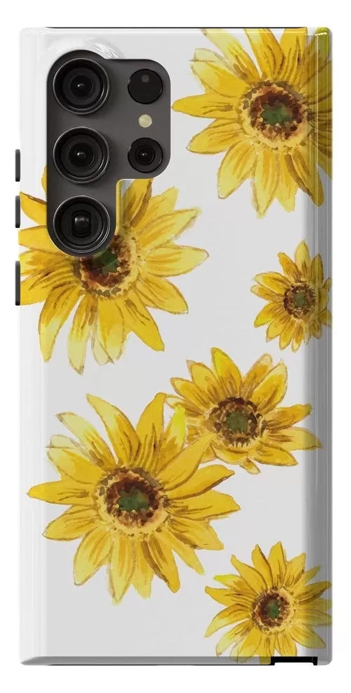 Golden Garden | Yellow Sunflower Floral Samsung Case