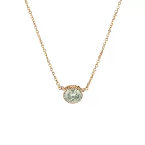 Green Sapphire Hope Necklace