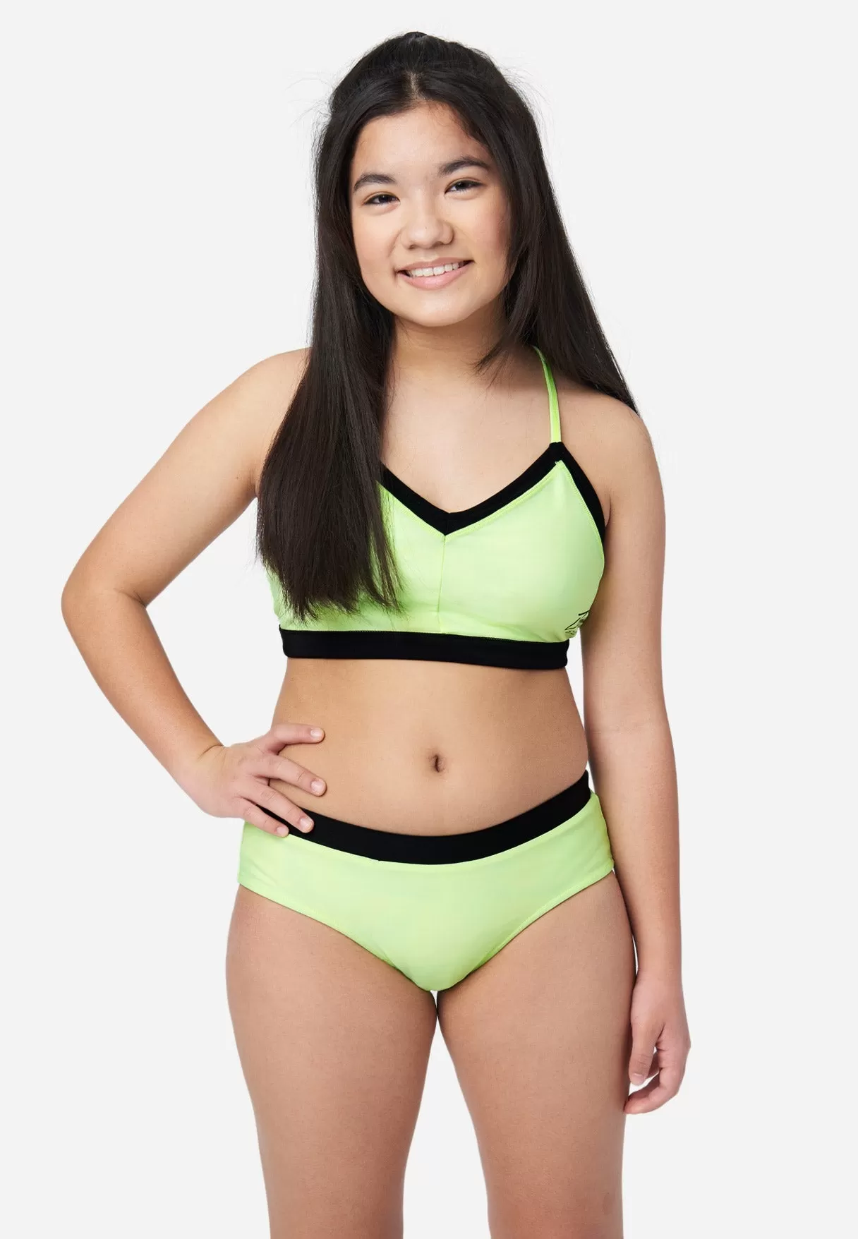 J Sport Reversible Color Block Bikini Swim Set