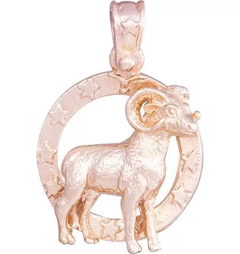 Large Aries Zodiac Charm