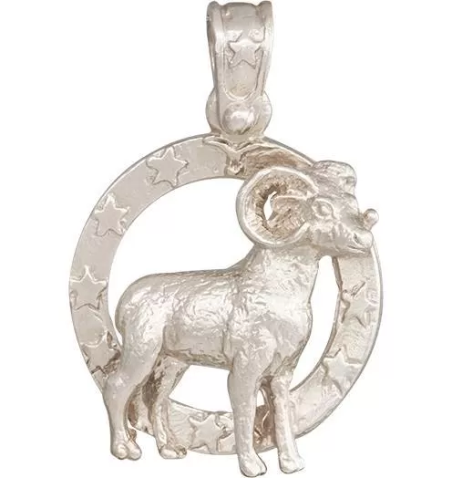 Large Aries Zodiac Charm