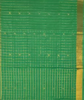 Light green venkatagiri handloom cotton saree