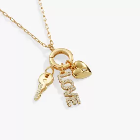 Love Interchangeable Charm Necklace