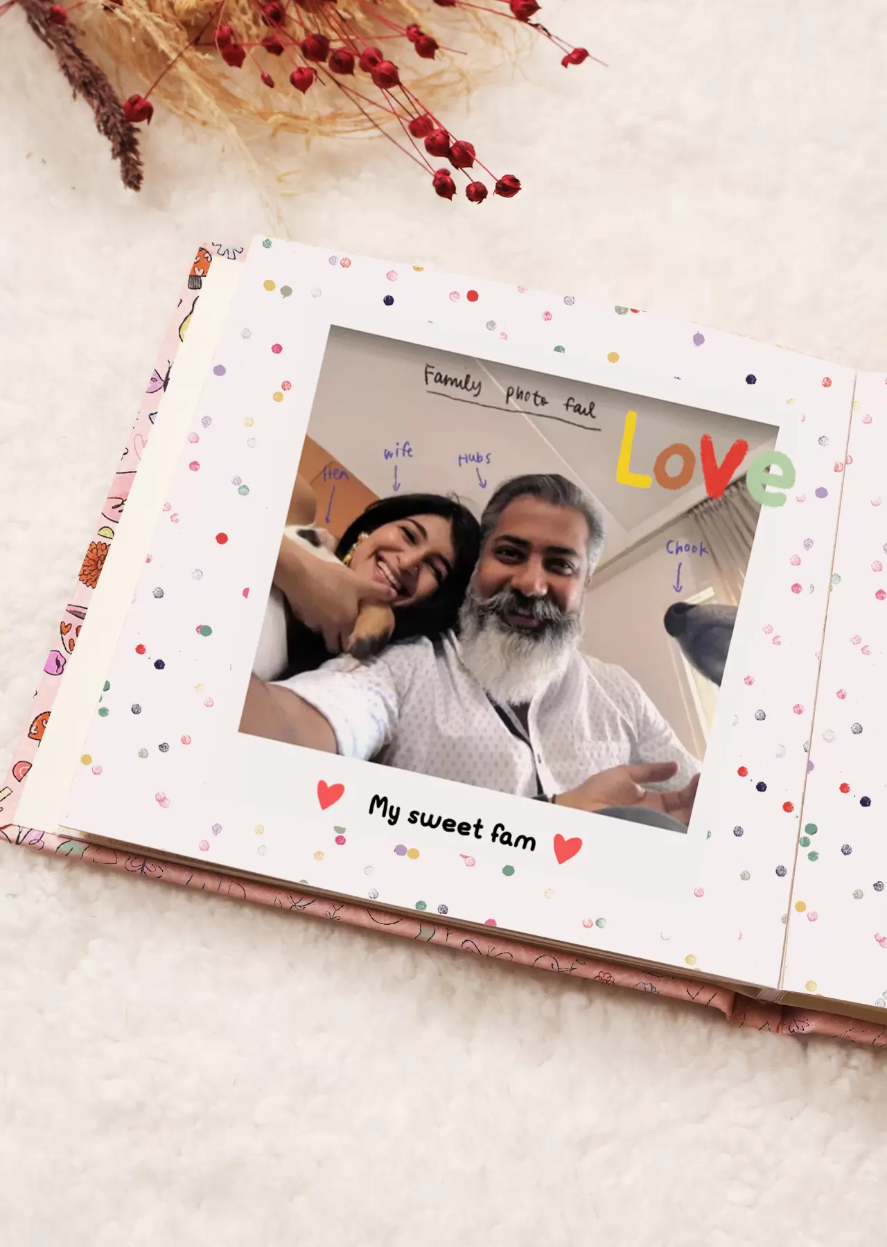 Memories of Love Customised Photo Album - Medium