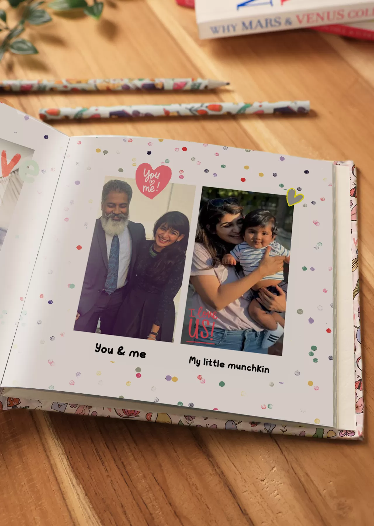 Memories of Love Customised Photo Album - Medium