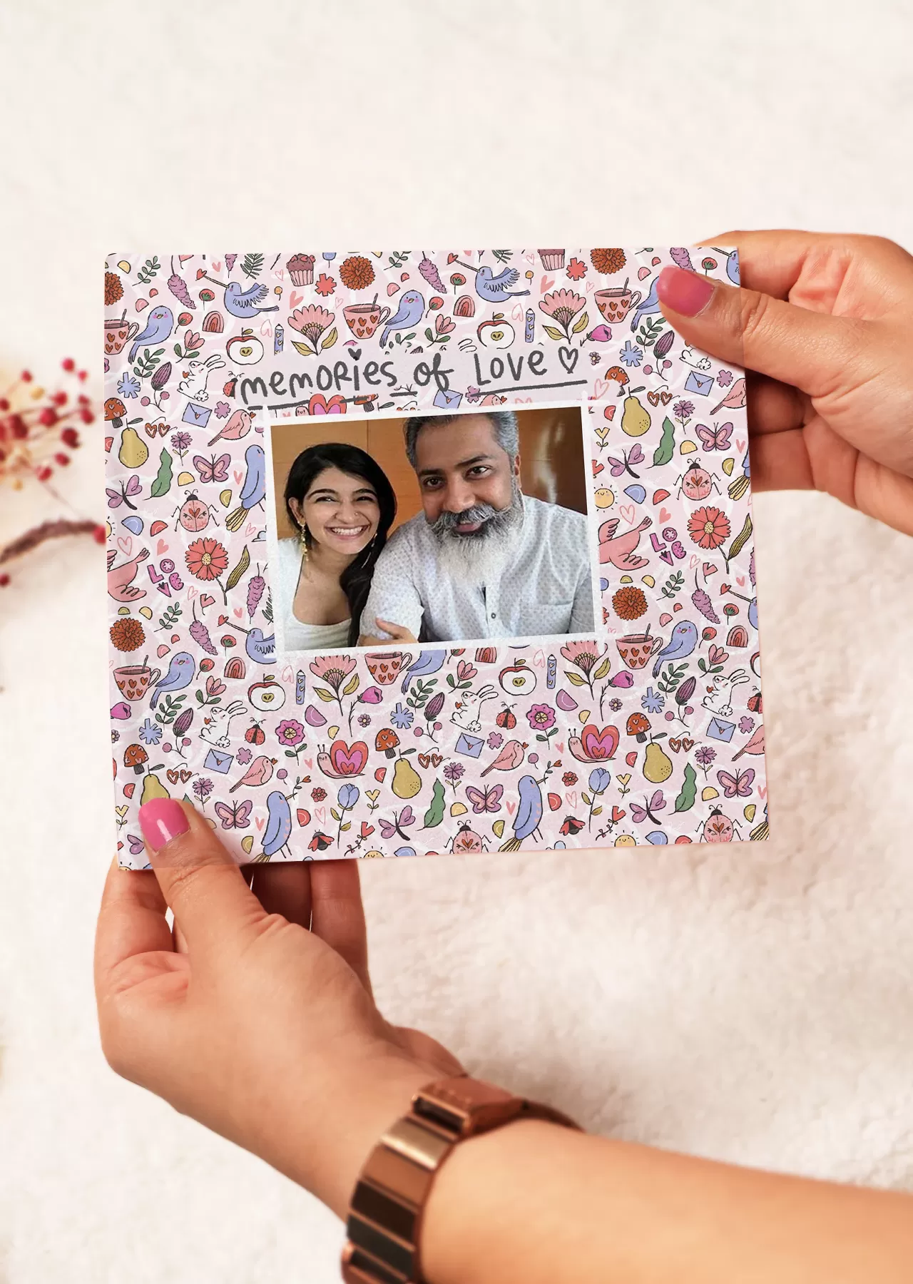 Memories of Love Customised Photo Album - Medium