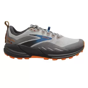 Mens Brooks Cascadia 16 - Oyster / Mushroom / Orange