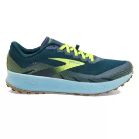 Mens Brooks Catamount - Blue / Lime / Biscuit