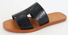 Miranda Slide Sandal-Black