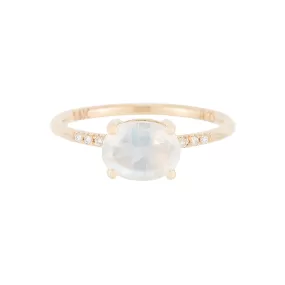 Moonstone Equilibrium Ring