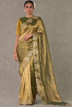 'Paan' Tissue Saree