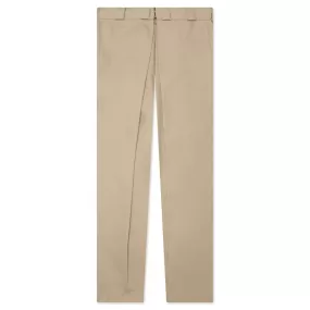 Pleated Extra Large Chino - Beige