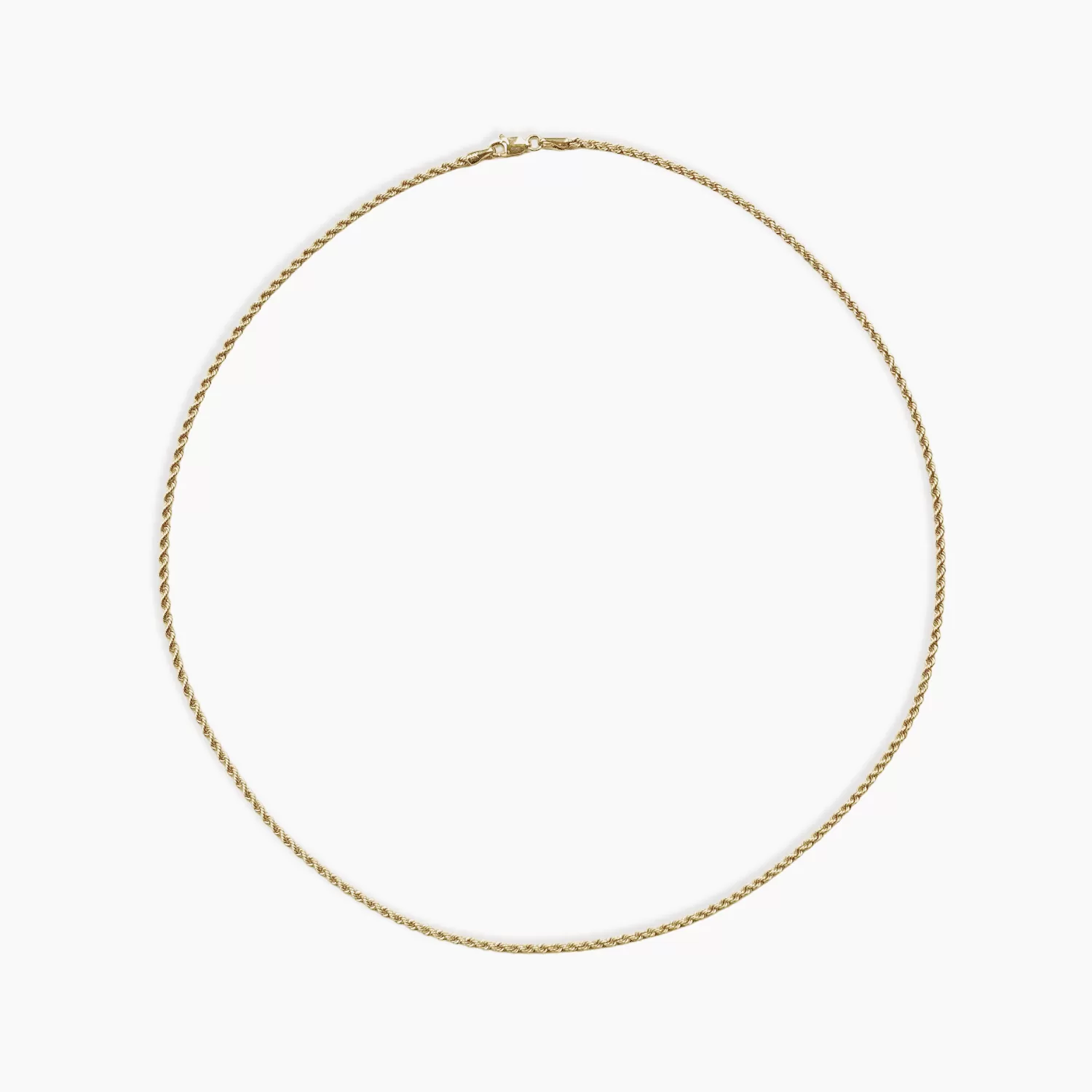 Twisted Chain 14K Solid Gold