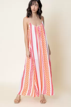 Verano Embroidered Maxi Dress